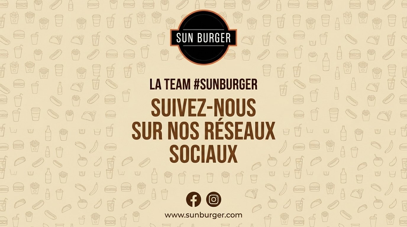 équipe du restaurant sun burger